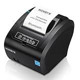 MUNBYN Bluetooth Thermal Receipt Printer P047, 80mm POS Printer, Thermal Printer with USB Serial Ethernet, Bluetooth, Support Android Windows PC iOS(Do Not Support Paypal Doordash Grubhub Vagaro)