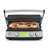 GreenPan Elite 7-in-1 Multi-Function Contact Grill & Griddle, Healthy Ceramic Nonstick Aluminum, Grill & Waffle Plates, Adjustable Shade & Shear, Closed Press/Open Flat Surface, PFAS-Free, Black