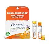 Boiron Chestal Pellets for Cough and Mucus Relief, Nasal or Chest Congestion, and Sore Throat Relief - 2 Count (160 Pellets)