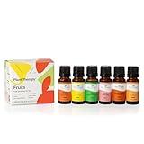 Plant Therapy Essential Oils Fruits Set - Grapefruit, Tangerine, Lemon, Mandarin, Lime, Orange Sweet 100% Pure, Undiluted, Natural Aromatherapy, Therapeutic Grade 10 mL (1/3 oz)