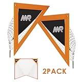 MR Lacrosse Shooting Targets, Lax Goal Corner Shooting Targets, Lacrosse Shooting Practice Net, Lacrosse Corner Targets, Lacrosse Net Goalie Targets for Shooting Practice and Training, Set of 2