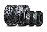 WANDA Set 4 Lawn Mower Turf Tires 15x6-6 Front & 18x9.5-8 Rear /4PR -13016/13032