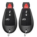 SaverRemotes Key Fob Replacement Compatible for Dodge Ram 1500 2500 3500 Truck Pickup 2009 2010 2011 2012 Charger Journey Challenger Grand Caravan Keyless Entry Remote Start Control