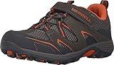 Merrell Trail Chaser Hiking Sneaker, Gunsmoke/Orange, 13 US Unisex Little Kid