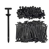 TMEEIHNSS 50/100/200Pcs Nylon Universal Snap-Fit Cable Tie Buckles - Automotive Zip Tie Retainers for Car Bumper/Fender Liner/Door Panel Trim | Push Pin Clip Auto Body Fastener (50)