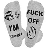 Ehoyal Book Lovers Gifts for Men Women, Bookish Accessories for Birthday Christmas, Stocking Stuffers, Reading Socks for Bookworms