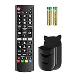 Rimous Remote Compatible with LG TV Remote Control (All Models) for All LG Smart TV LCD LED 3D AKB75375604 AKB75095307 AKB75675304, Remote Control for LG TV Remote Wr Holder & Battery