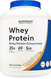 Nutricost Whey Protein Powder, Unflavored, 5 pounds - from Whey Protein Concentrate