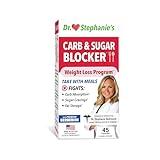 Pharmaganics Carb & Sugar Blocker - Mega Dose of Berberine & Gymnena Supplement - Take with Meals to Reduces Digested Carbs & Weight