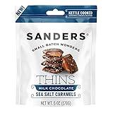 Sanders Milk Chocolate Sea Salt Caramel THINS - 6 ounce bag