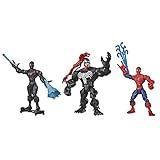 Marvel Super Hero Mashers Web-Slinging Collection Pack with Spiderman, Venom and Miles Morales (Amazon Exclusive)