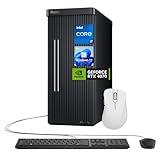 ASUS ProArt Station PD500TE High-Performance Desktop, Intel i7-13700, GeForce RTX 4070, 128GB RAM, 4TB + 4TB SSD, for Designing, 3D Modeling, with Thunderobot ML101 Wireless Mouse Bundle