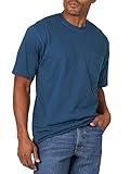 Wrangler RIGGS WORKWEAR Men's Short Sleeve Pocket Performance T-Shirt , Oxford Blue, XX-Large
