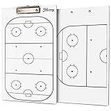 Murray Sporting Goods Dry Erase Coaches Clipboard | Double-Sided Dry Erase White Board (Hockey)