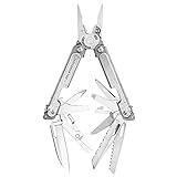 LEATHERMAN, FREE P4 Multitool with Magnetic Locking, One Size Hand Accessible Tools and Premium Nylon Sheath and Pocket Clip, Made in the USA