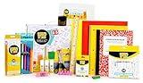 Back to School Supply Box - Grades K-5 Back to School Supplies - 32 Piece Kit with Handled Box