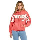 Wrangler Women's Coral Logo Hoodie Coral S