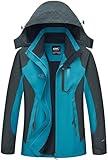 Diamond Candy Women's Waterproof Rain Jacket with Hood Lightweight Outdoors Raincoat