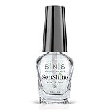 SNS Nail Polish for Nail Dip Powder, SenShine Sealer Dry - Sealing & Hardening Agent for Dip Powders - Brings Color & Hardens Manicure Layers - Low-Odor & No UV Lamp Required - 0.5 OZ