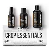 MANSCAPED™ Crop Essentials, Male Care Hygiene Bundle, Includes Crop Cleanser™ Invigorating Body Wash, Crop Preserver™ Moisturizing Ball Deodorant, Crop Reviver™ Body Toner and Disposable Shaving Mats