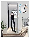 Shatterproof Wall Mirror Full Length for Bedroom, Acrylic Gym Mirrors For Home, Extra Thick: 0.12 inch, 14 x 14 inch x 4 Pcs, Workout Mirrors Safe for Kids, Over The Door, Long Wall Mounted