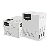 Amazon Basics Multipurpose Copy Printer Paper, 8.5 x 11 Inches , 24 lb, 5 Ream, (1,500 Sheets), 97 Bright, White