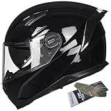 ILM Motorcycle Helmets Full Face with Anti-Fog Pinlock for Cascos para Motos Snowmobile Mens Women Heated Shield Compatible DOT Model 129