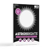 Astrobrights/Neenah Bright White Cardstock, 8.5" x 11", 65 lb/176 gsm, White, 75 Sheets (90905-02) - Packaging May Vary