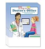 ZOCO – A Trip to The Doctor's Office – Coloring Books (25 Bulk Pack, Without Crayons) – Games, Puzzles, Activities – Health Handout for Kids
