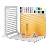 Meking 12Pcs 22Patterns Small Product Photography Backdrops Kit Photo Background Food Photography Backdrop Board with Carrying Bag and Drawstring Bag(16.5X11inch)