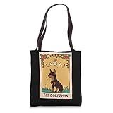 Tarot Card - Occult Magic Occultism Dog Doberman Tote Bag
