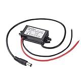 PlusRoc Waterproof 12V/24V to 5V DC Step Down Converter Module Power Adapter for CCTV Security Camera, LED Strip Light, DVR (5.5x2.1mm DC Male Plug)