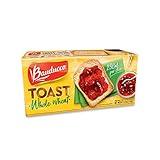 Bauducco Whole Wheat Toast - Delicious, Light & Crispy Toasted Bread - Whole Wheat - Ready-to-Eat Breakfast Toast & Sandwich Bread - No Artificial Flavors - 5.00 oz (Pack of 1)