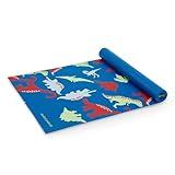 Antsy Pants- Yoga Mat for Kids - My First Yoga Mat- Exercise Mat for Toddlers -Ages 3 Years and Up (Blue Dinosaur)