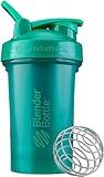 BlenderBottle Classic V2 Shaker Bottle Perfect for Protein Shakes and Pre Workout, 20-Ounce, Emerald Green