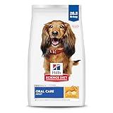 Hill's Science Diet Oral Care, Adult 1-6, Plaque & Tartar Buildup Support, Dry Dog Food, Chicken, Rice, & Barley, 28.5 lb Bag