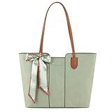 Montana West Tote Bag for Women Top Handle Satchel Purse Oversized Shoulder Handbag Hobo Bags Green MWC-323GN