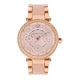 Michael Kors Parker Multifunction Rose Gold-Tone Stainless Steel Women's Watch (Model: MK6110)
