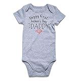 Vieille Unisex Baby Boy Girl Bodysuits Happy First Fathers Day Daddy Cotton Funny Infant Babies One Piece Outfits 0-3 Months