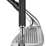 Bulex Golf Club Groove Sharpener, Re-Grooving Tool and Cleaner for Wedges & Irons - Generate Optimal Backspin - Suitable for U & V-Grooves