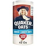 Quaker, Quick 1 Minute Whole Grain Oats, 42 Oz