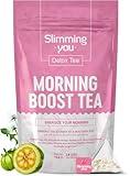 TAOISTEA Detox Tea Morning Boost 14 Day Teatox Herbal Tea for Body Detox, Colon Cleanse, Metabolism Increase - 1 Morning Boost Tea (14 Bags)