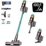 Cordless Vacuum Cleaner, 550W 45KPA 70Mins Vacuum Cleaners for Home, Stick Vacuum with Charging Dock Station, Anti-tangle Wireless Vacuum, Rechargeable Cordless Vacuum for Pet Hair/Carpet/Hard Floor