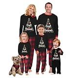 WephuPSho Christmas Family Pajamas Sets Xmas Matching Pajama Top Pants Set Holiday Jammies Sleepwear(!p-25, Mom, M)