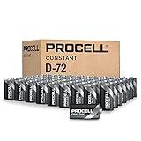 PROCELL Constant D Cell Long-Lasting Alkaline Batteries (72 Pack), 10-Year Shelf Life, Bulk Value Pack for Consistent Moderate Drain Professional Devices