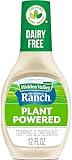 Hidden Valley The Original Ranch Plant Powered Dairy Free Ranch Salad Dressing and Topping, 12 Fluid Ounces (Package May Vary)