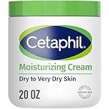 Cetaphil Face & Body Moisturizer, Hydrating Moisturizing Cream for Dry to Very Dry, Sensitive Skin, NEW 20 oz, Fragrance Free, Non-Comedogenic, Non-Greasy (Packaging May Vary)