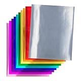 Hygloss Products Metallic Foil Paper - Great for Arts & Crafts, Classroom Activities & Artists - 8.5" x 10" - 2 Each of 10 colors (Colors may vary) - 20 Sheets