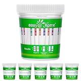 Easy@Home 14 Panel Drug Test Cup: 6 Pack at Home Drug Test Kit Test for AMP/BUP/BAR/BZO/COC/MDMA/MET/MTD/OPI2000/OXY/PCP/PPX/TCA/THC50, Highly Sensitive THC Tests for Home Use #ECDOA-1144A3