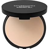bareMinerals Original Pressed Mineral Veil Setting Powder with Puff Applicator, Matte Weightless Talc-Free Finishing Powder Makeup, Extends Makeup Wear, Vegan - Sheer Light